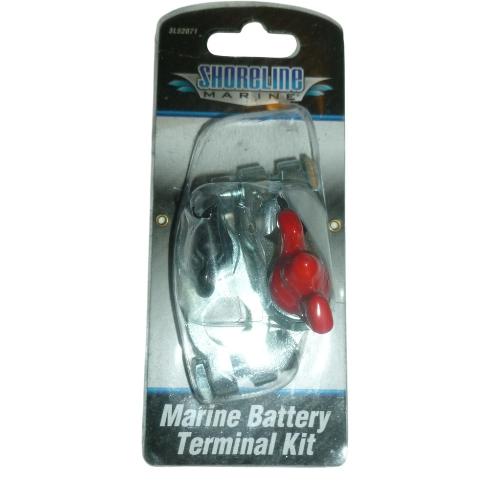 Shoreline Marine Battery‎ Terminal Kit Red Black Color Coded SL52071 New